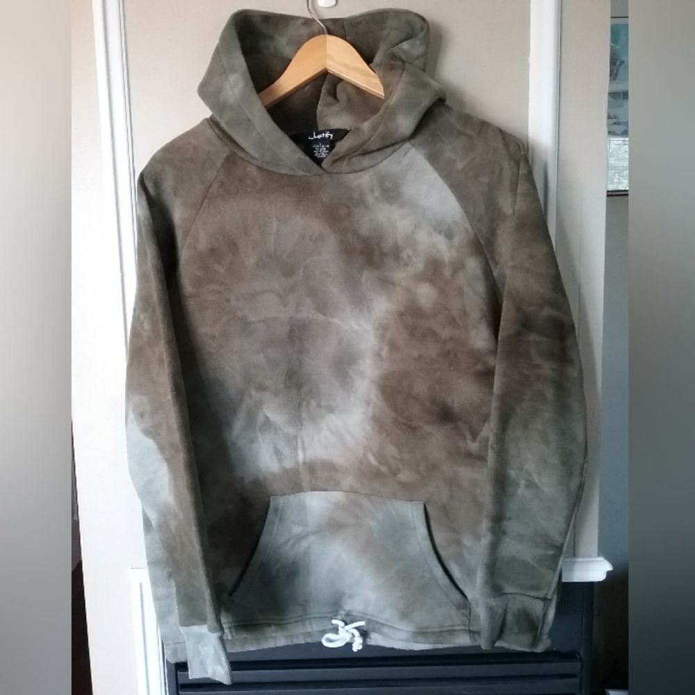 Justify Pullover Tie Dyed Hoodie Women's Size Large - Picture 3 of 6